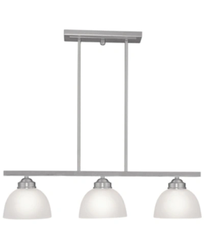 Livex Somerset Chandelier Light In Brushed Nickel