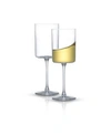 JOYJOLT CLAIRE WHITE WINE GLASSES, SET OF 2