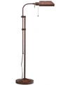 CAL LIGHTING RUST PHARMACY FLOOR LAMP