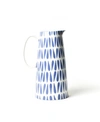 Coton Colors Drop Pedestal Pitcher In Blue