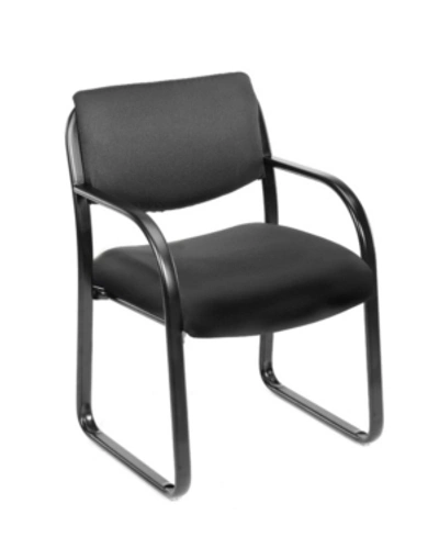 Boss Office Products Fabric Guest Chair In Black