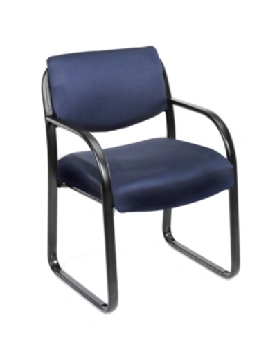 Boss Office Products Fabric Guest Chair In Blue