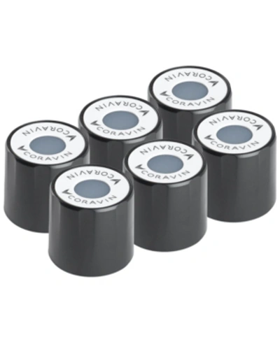Coravin Screw Caps Pack Of 6, Standard In Black
