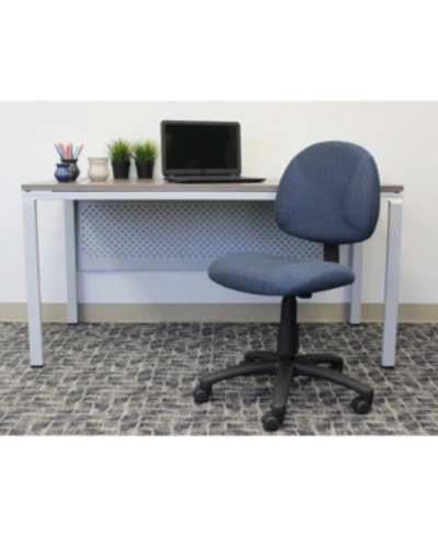 Boss Office Products Deluxe Posture Chair In Blue
