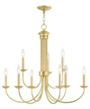 Livex Estate 9-light Chandelier In Polished Bronze