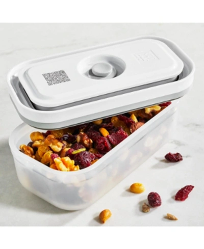 Zwilling Fresh & Save Small Plastic Rectangular 13-oz. Vacuum Box In White