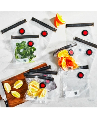Zwilling Fresh & Save Small 10-pc. Vacuum Bag Set In Clear