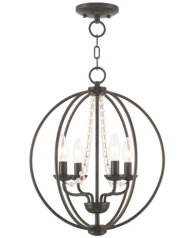 Livex Arabella 15" Pendant In Bronze