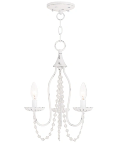 Livex Alessia 3-light Mini Chandelier In Natural White