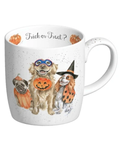 Wrendale Designs Trick Or Treat Mug - Set Of 4 In White