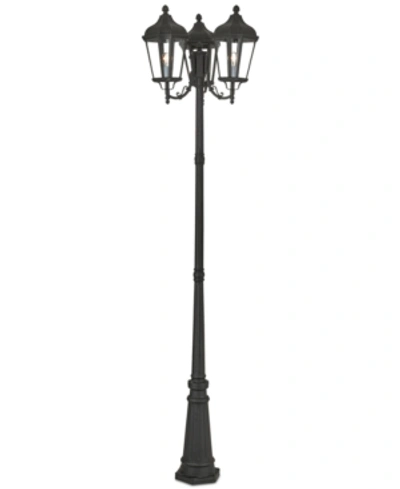 Livex Morgan 3-light Outdoor Post Lantern In Bronze