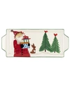Vietri 2019 Limited Edition Old St. Nick Rectangular Platter In Misc