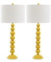Safavieh Set Of 2 Irene Table Lamps In Yellow