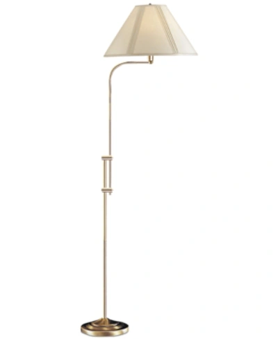 Cal Lighting Floor Lamp With Adjustable Pole In Antique Bronze