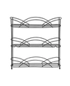 Spectrum Countertop Wall Mount 3-tier Spice Rack In Black