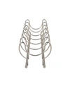 Spectrum Diversified Euro Arch Kitchen Lid Organizer For Plates In Chrome