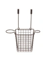 SPECTRUM GRID OVER THE CABINET HAIR DRYER HOLDER ACCESSORY BASKET, SMALL