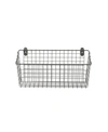 Spectrum Vintage-like Living Wall Mount Basket In Slate