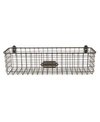 Spectrum Vintage-like Living Wall Mount Basket In Gray