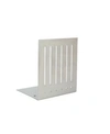 Spectrum Diversified Rectangle Bookends, Set Of 2 In Pewter