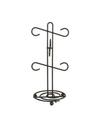 Spectrum Scroll 6-mug Holder In Black