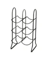 Spectrum Townhouse 6-bottle Wine Rack In Black