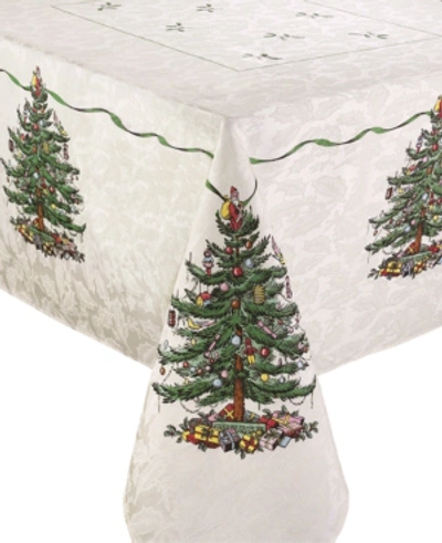 Spode Christmas Tree Ivory/green 60x84 Tablecloth