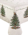 SPODE CHRISTMAS TREE IVORY/GREEN 60X144 TABLECLOTH