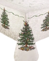 Spode Christmas Tree Ivory/green 60x144 Tablecloth In Ivory