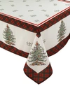 Spode Christmas Tree Tartan Multicolored 60x84 Tablecloth In Multicolor