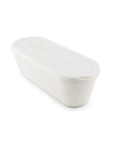 Tovolo Glide-a-scoop 2.5 Quart Ice Cream Tub In White