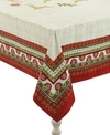 LAURAL HOME SIMPLY CHRISTMAS TABLECLOTH 70 X 84