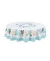 LAURAL HOME COASTAL REEF 70 ROUND TABLECLOTH