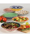 Certified International Soho Set Of 6 Dinner Bowls In Multicolor