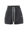RICK OWENS X MONCLER QUILTED SHORTS,P00479331