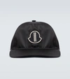 RICK OWENS MONCLER + RICK OWENS BASEBALL CAP,P00518959