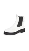 Off-white Logo-patch Chelsea Boots In White No Color