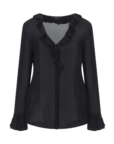 Etro Woman Shirt Black Size 8 Silk