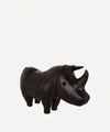 Omersa Small Leather Rhino In Brown