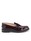 TOD'S TOD'S LOGO PENNY LOAFERS