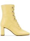 BY FAR BY FAR WOMEN'S BEIGE LEATHER ANKLE BOOTS,20PFCLDBVNLGRL 39