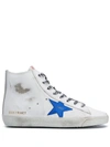 GOLDEN GOOSE GOLDEN GOOSE WOMEN'S WHITE LEATHER HI TOP trainers,GWF00113F00025410257 39
