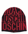 MOSCHINO MOSCHINO WOMEN'S RED HAT,65165M2337007 UNI