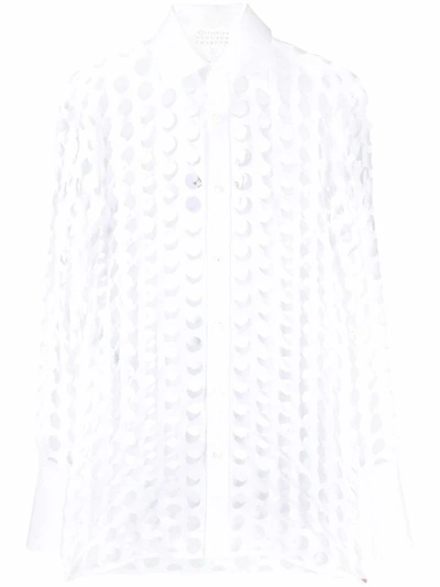Maison Margiela Women's  White Cotton Shirt