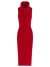 BALMAIN BALMAIN WOMEN'S RED DRESS,UF06539K2013KB 34