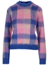 ACNE STUDIOS ACNE STUDIOS WOMEN'S MULTICOLOR SWEATER,A60177BLUEPINK M