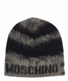 MOSCHINO MOSCHINO WOMEN'S BLACK HAT,65176M2361015 UNI
