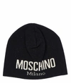 MOSCHINO MOSCHINO WOMEN'S BLACK HAT,60046M5274016 UNI