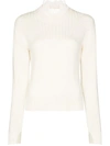 SEE BY CHLOÉ SEE BY CHLOÉ WOMEN'S WHITE WOOL SWEATER,CHS20AMP23550108 L