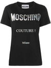 MOSCHINO MOSCHINO WOMEN'S BLACK COTTON T-SHIRT,J070355401555 40